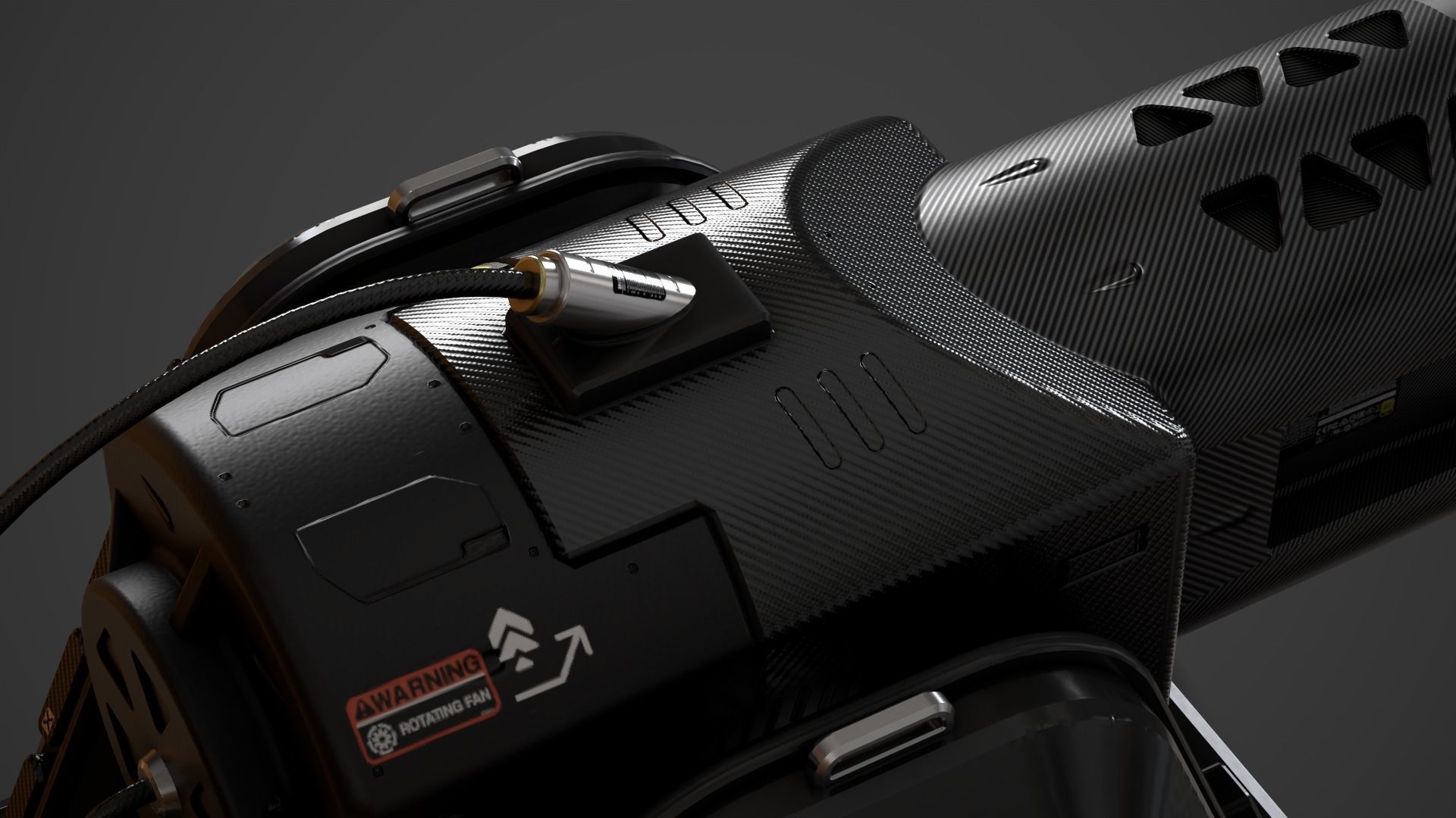 Laser Turret - ASURA Low-poly 3D model_15