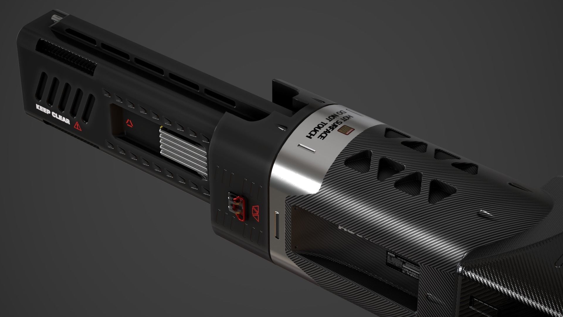 Laser Turret - ASURA Low-poly 3D model_13