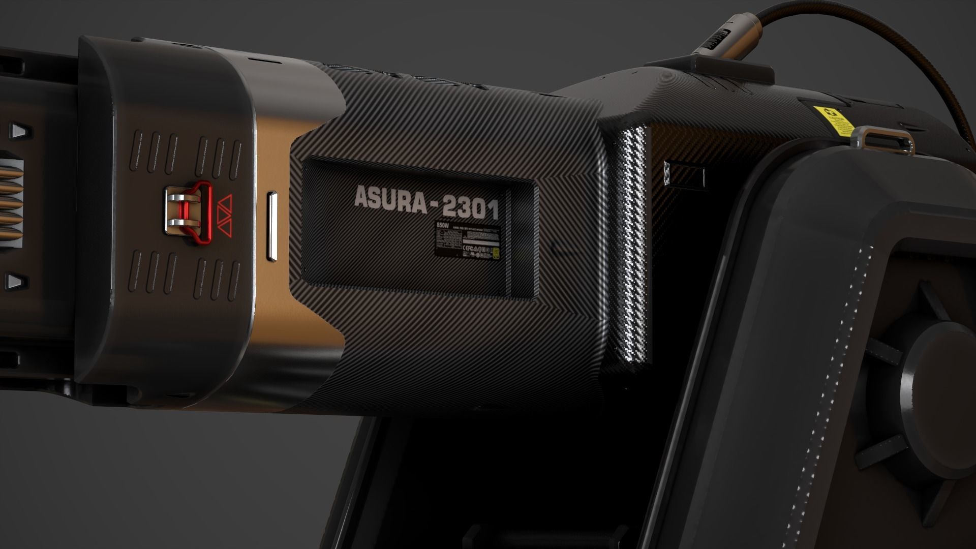 Laser Turret - ASURA Low-poly 3D model_18