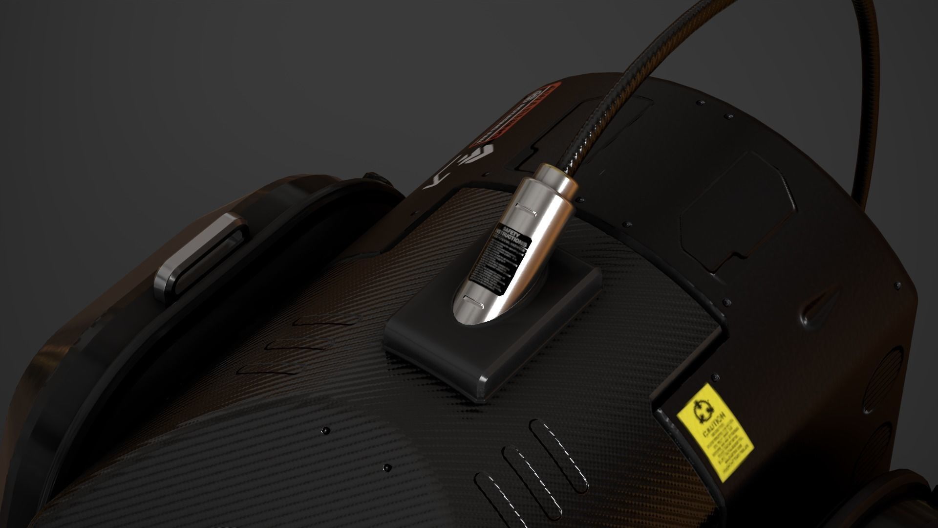 Laser Turret - ASURA Low-poly 3D model_17