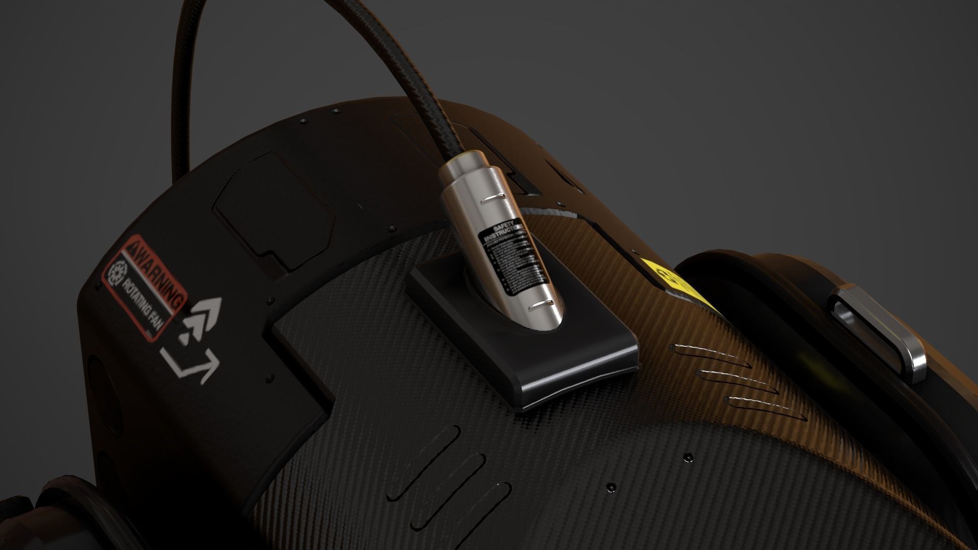 Laser Turret - ASURA Low-poly 3D model_16