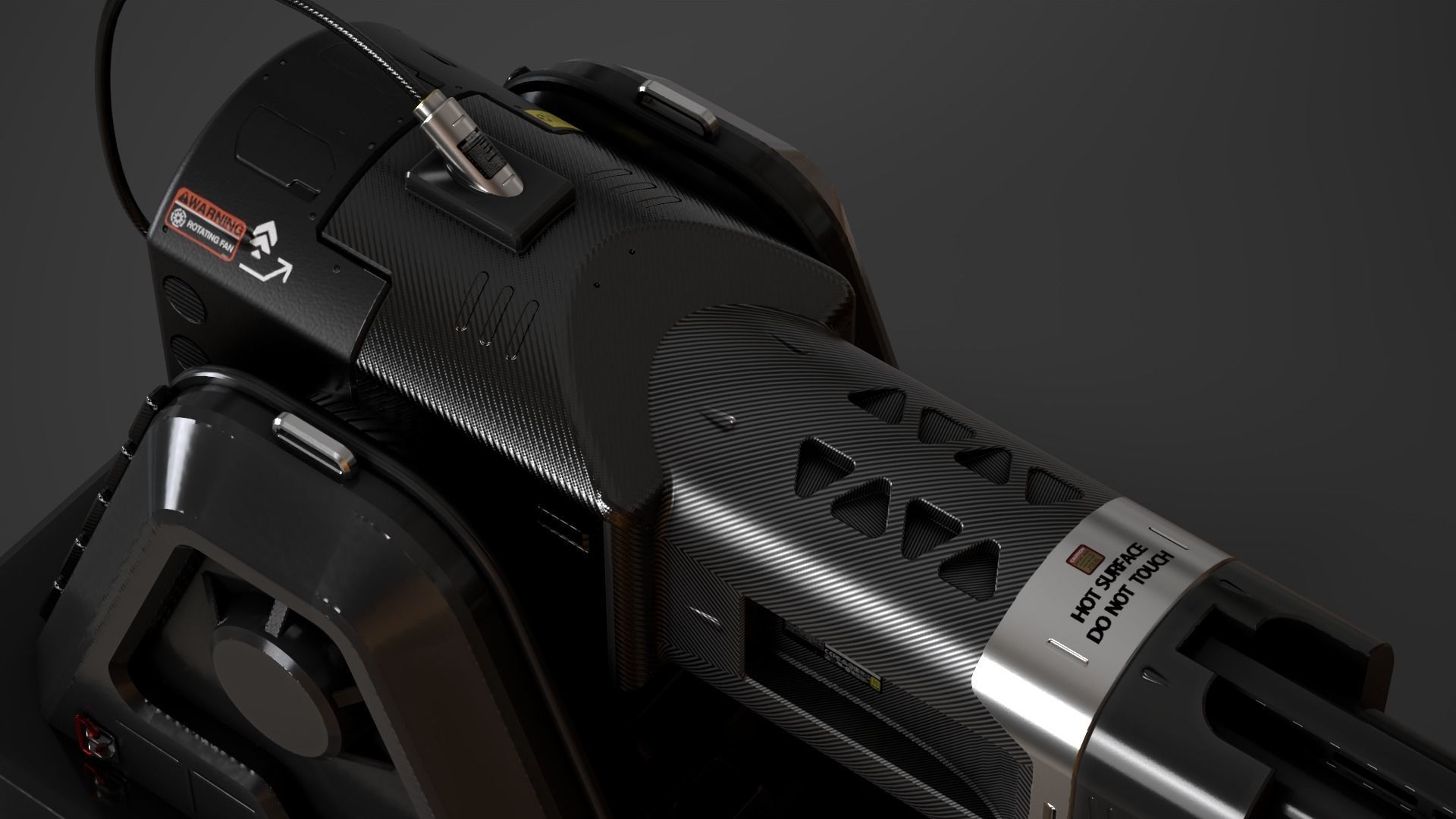 Laser Turret - ASURA Low-poly 3D model_10