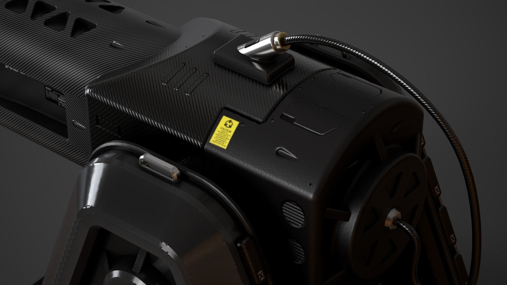 Laser Turret - ASURA Low-poly 3D model_14