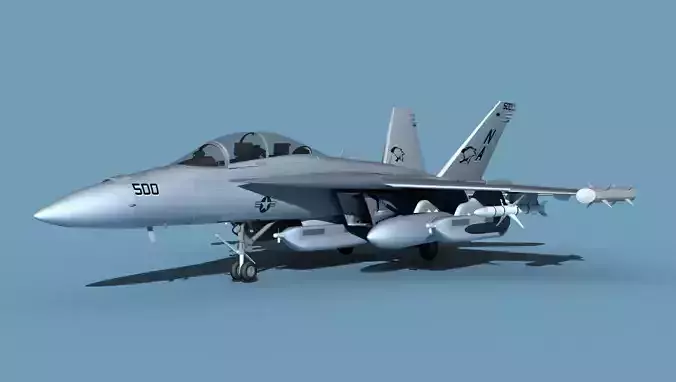 Boeing EA-18G Growler V09 3D model