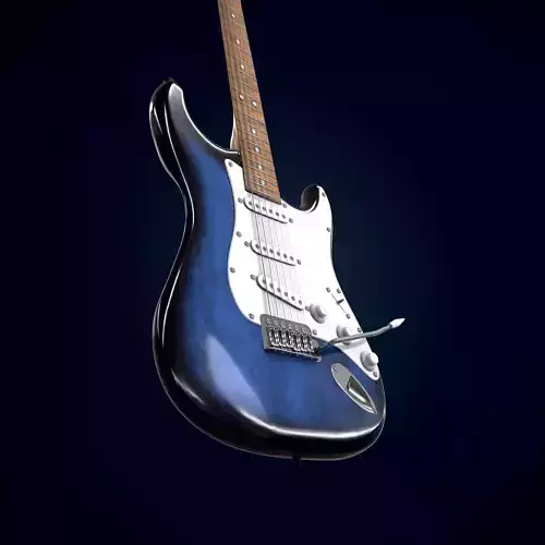 Electric guitar 3D model