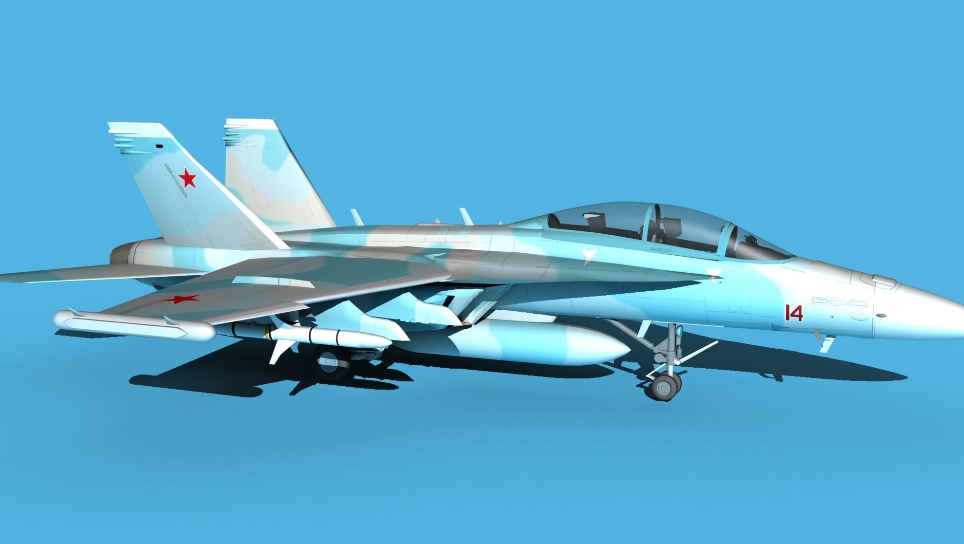 Boeing FA-18F Super Hornet V07 3D model_3