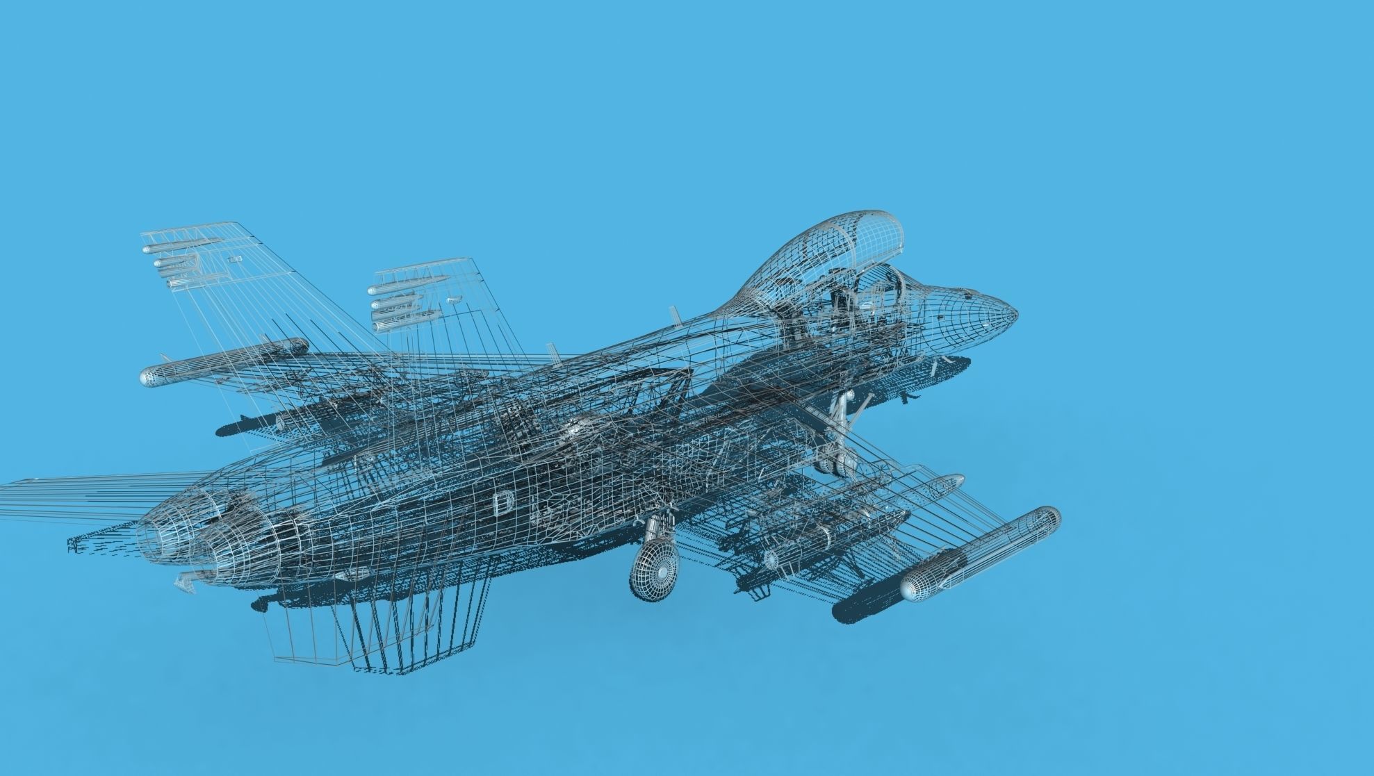 Boeing FA-18F Super Hornet V07 3D model_13