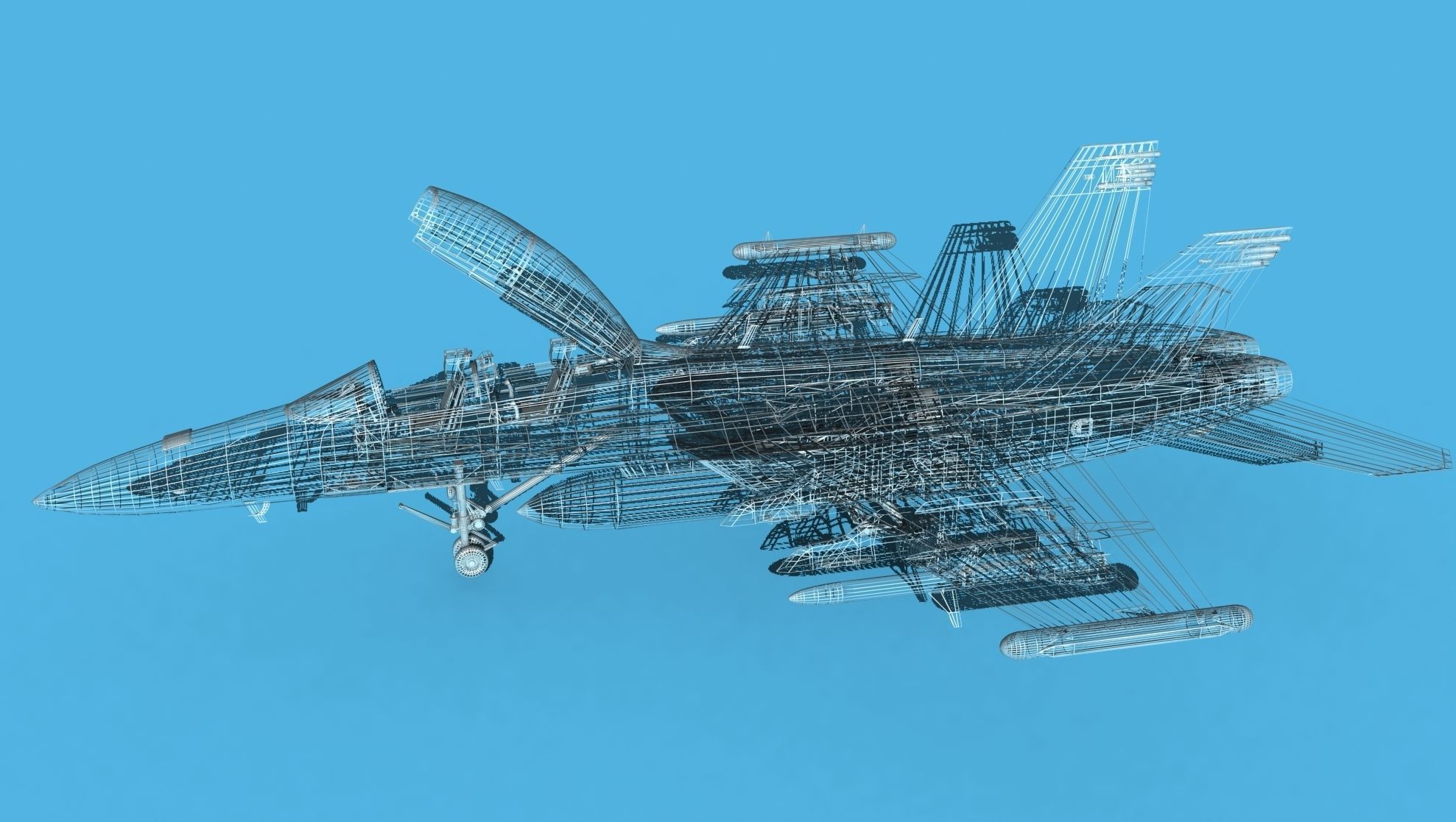 Boeing FA-18F Super Hornet V07 3D model_15