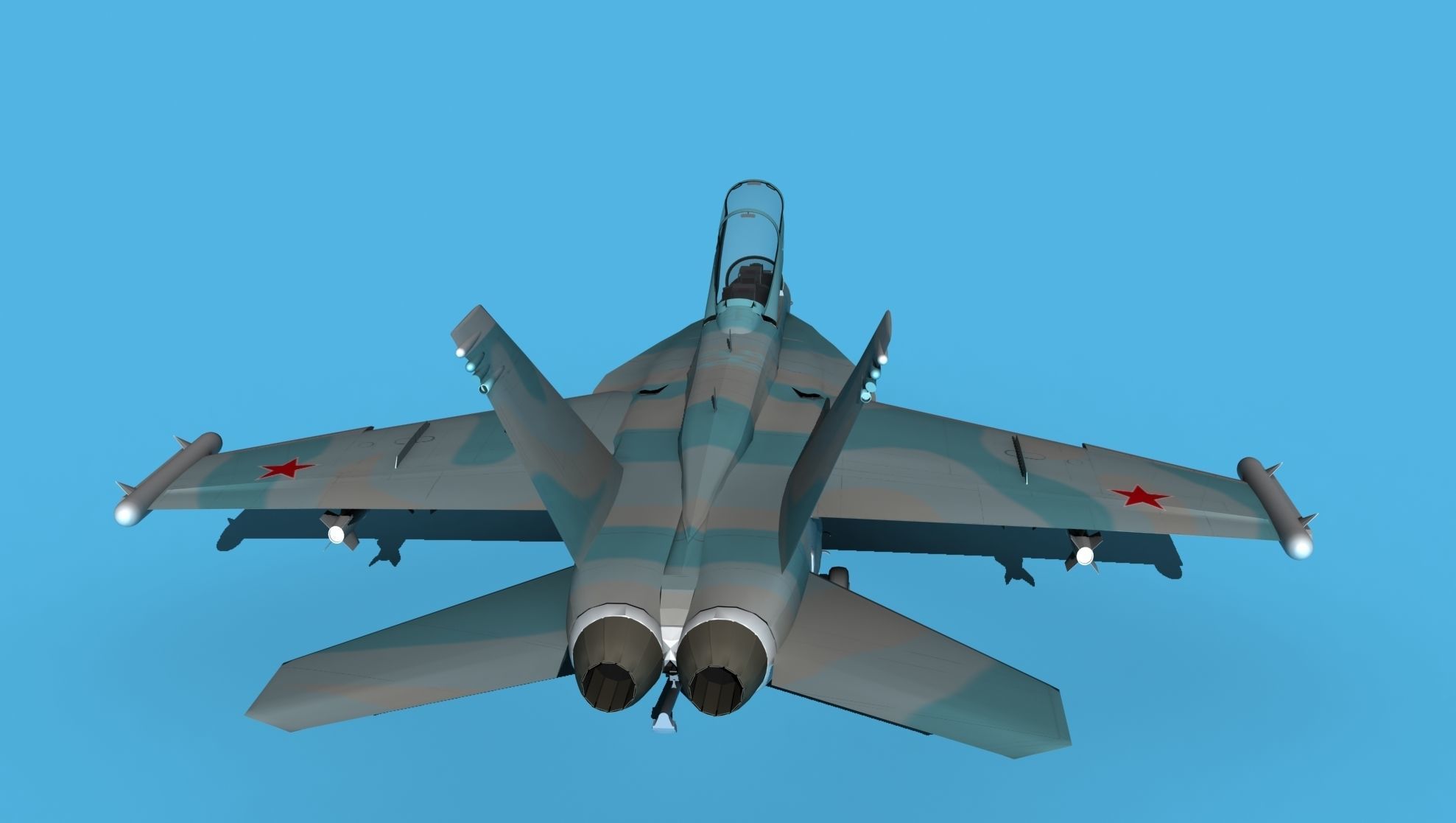 Boeing FA-18F Super Hornet V07 3D model_6