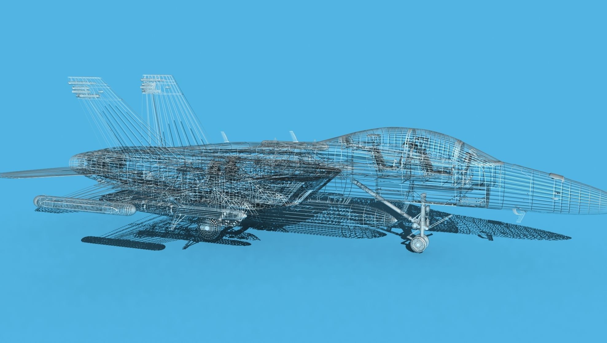 Boeing FA-18F Super Hornet V07 3D model_12