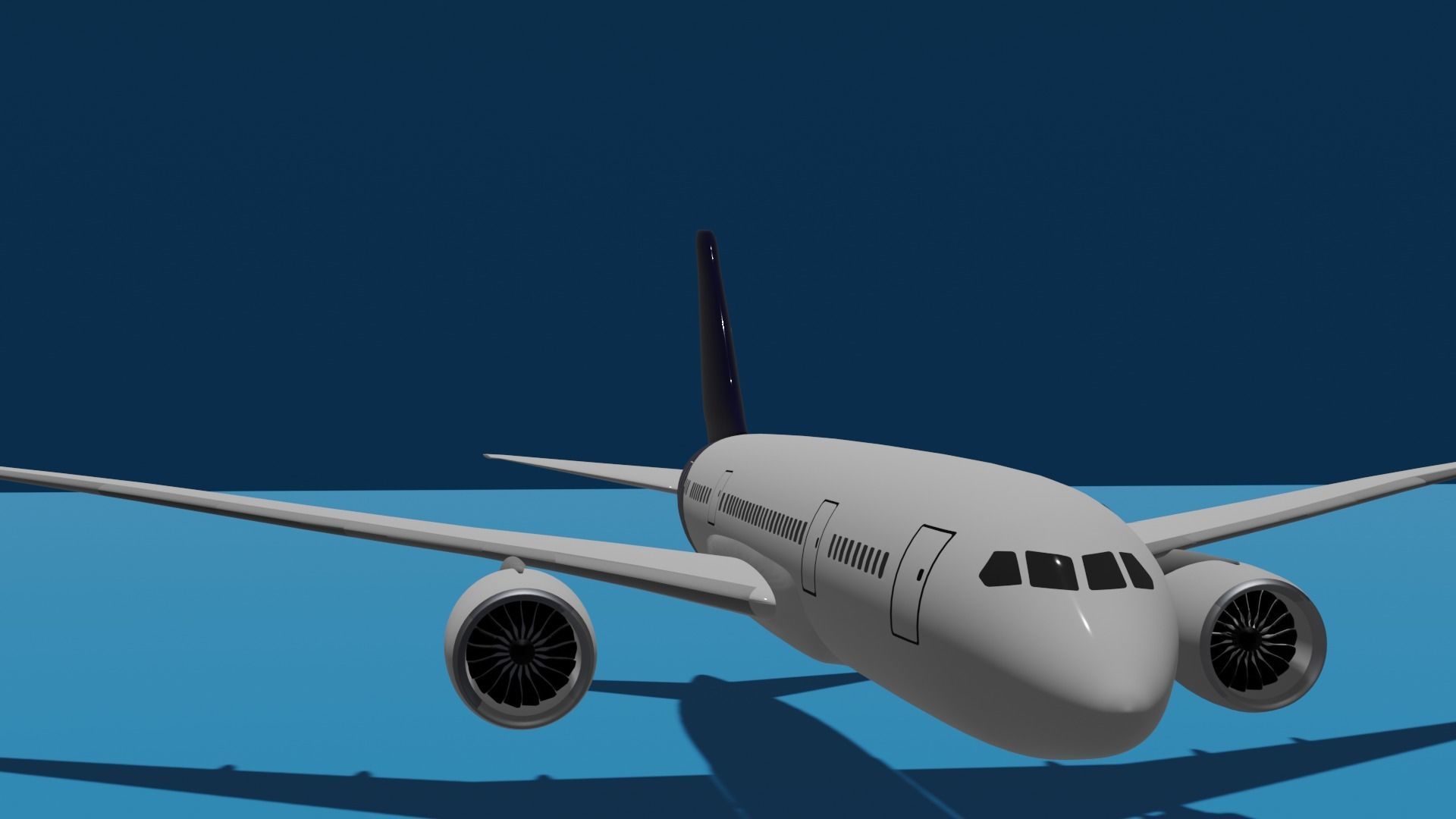 Boeing 787-9 Lufthansa 3D model  3D model_5