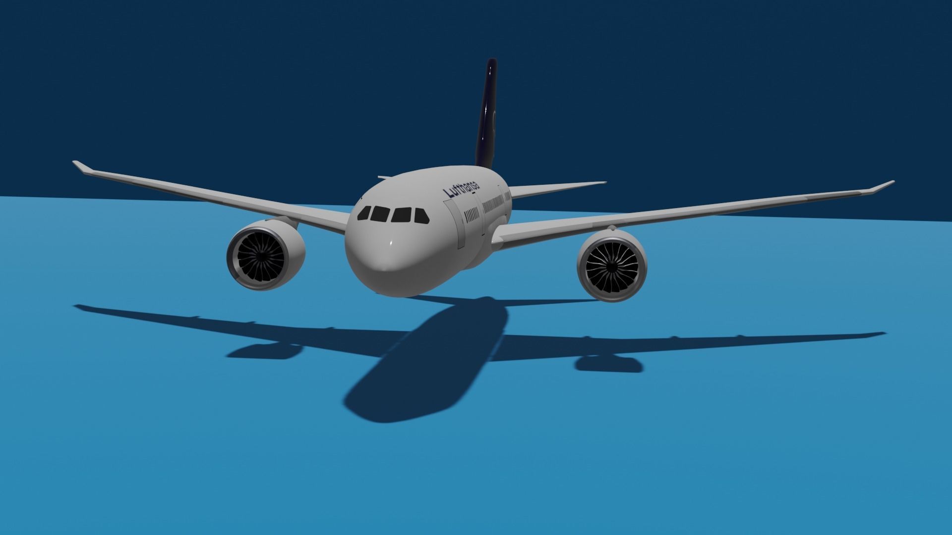 Boeing 787-9 Lufthansa 3D model  3D model_3
