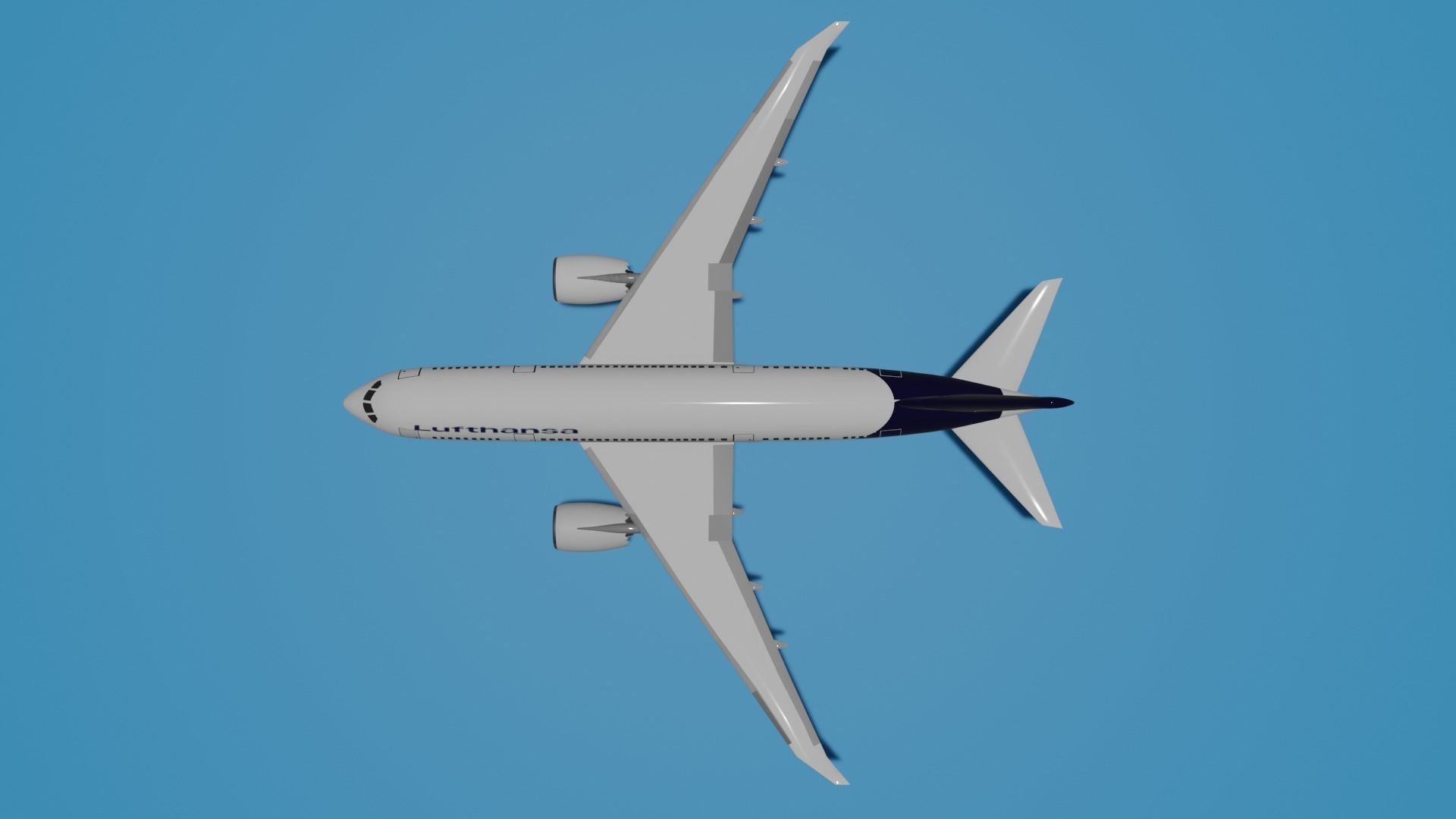 Boeing 787-9 Lufthansa 3D model  3D model_8