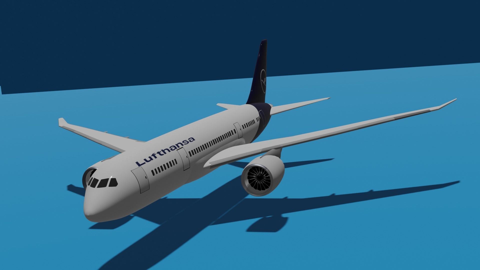 Boeing 787-9 Lufthansa 3D model  3D model_2