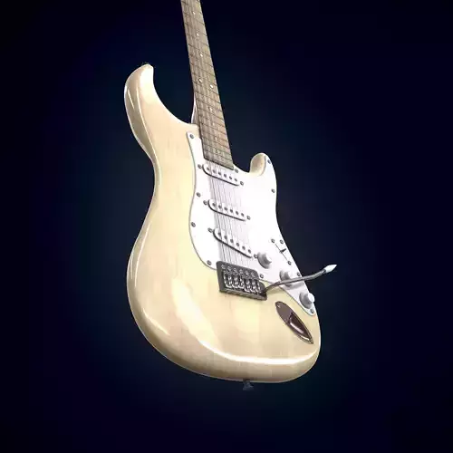 Electric guitar 3D model