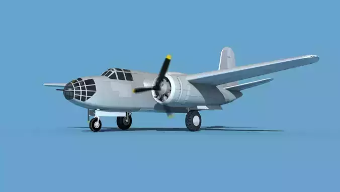 Douglas DB-7 Boston Mk I V00 3D model