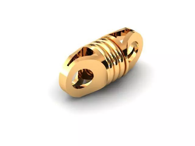 Eslabon para cadenas chain link  042112 3D print model_0