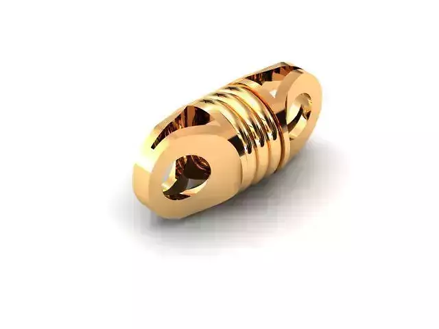 Eslabon para cadenas chain link  042112 3D print model