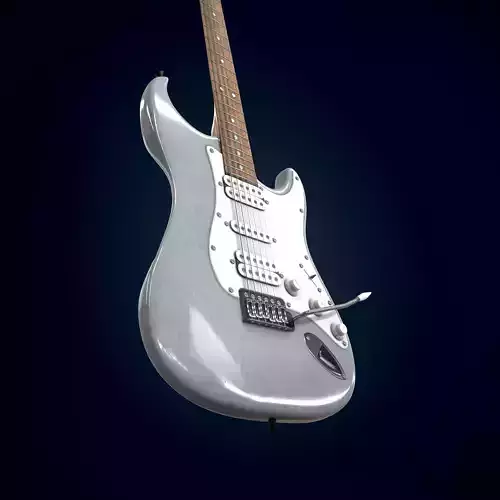 Electric guitar 3D model