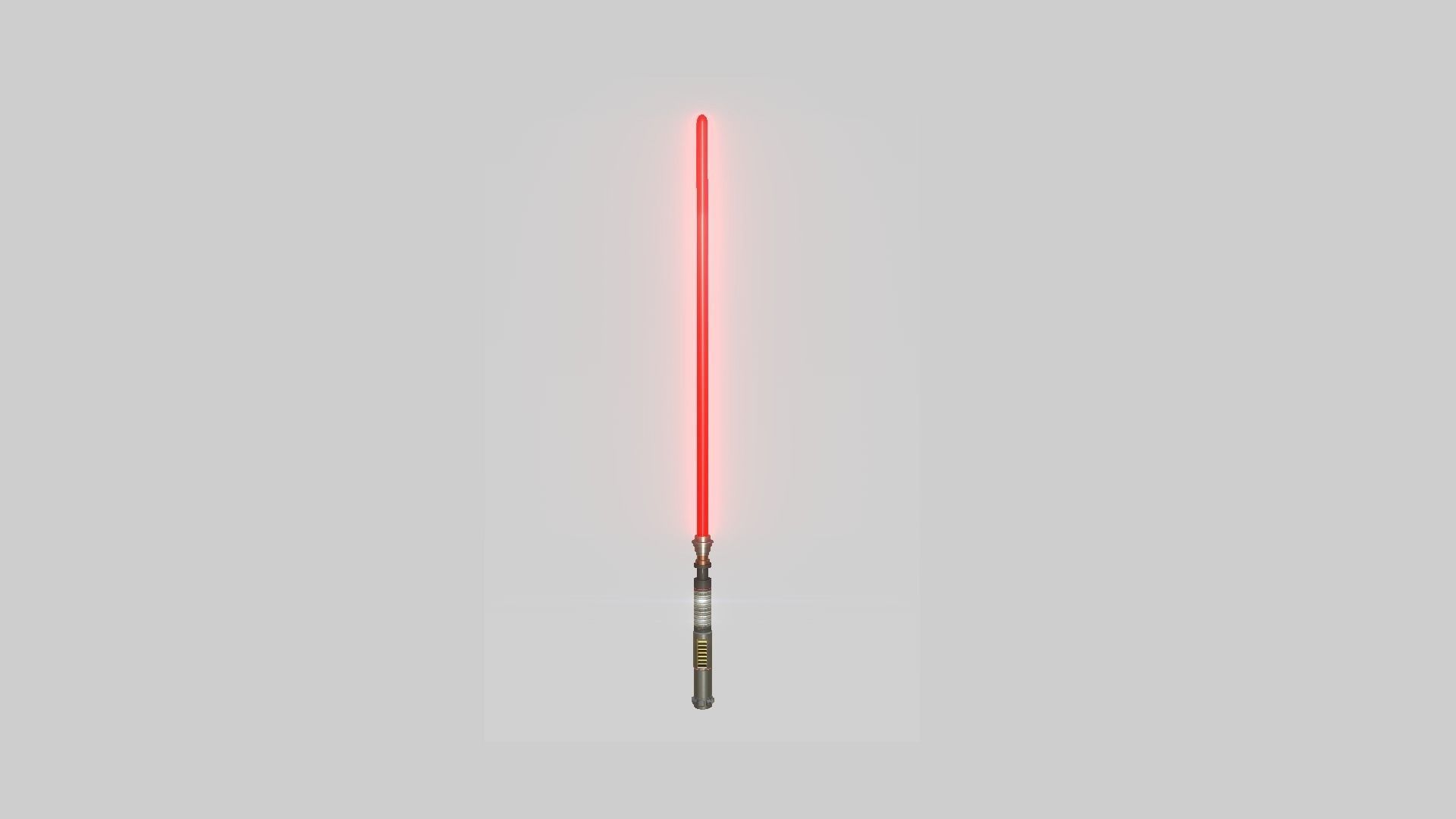 Star Wars Lightsaber 01 Red - SciFi Character Weapon Low-poly 3D model_3