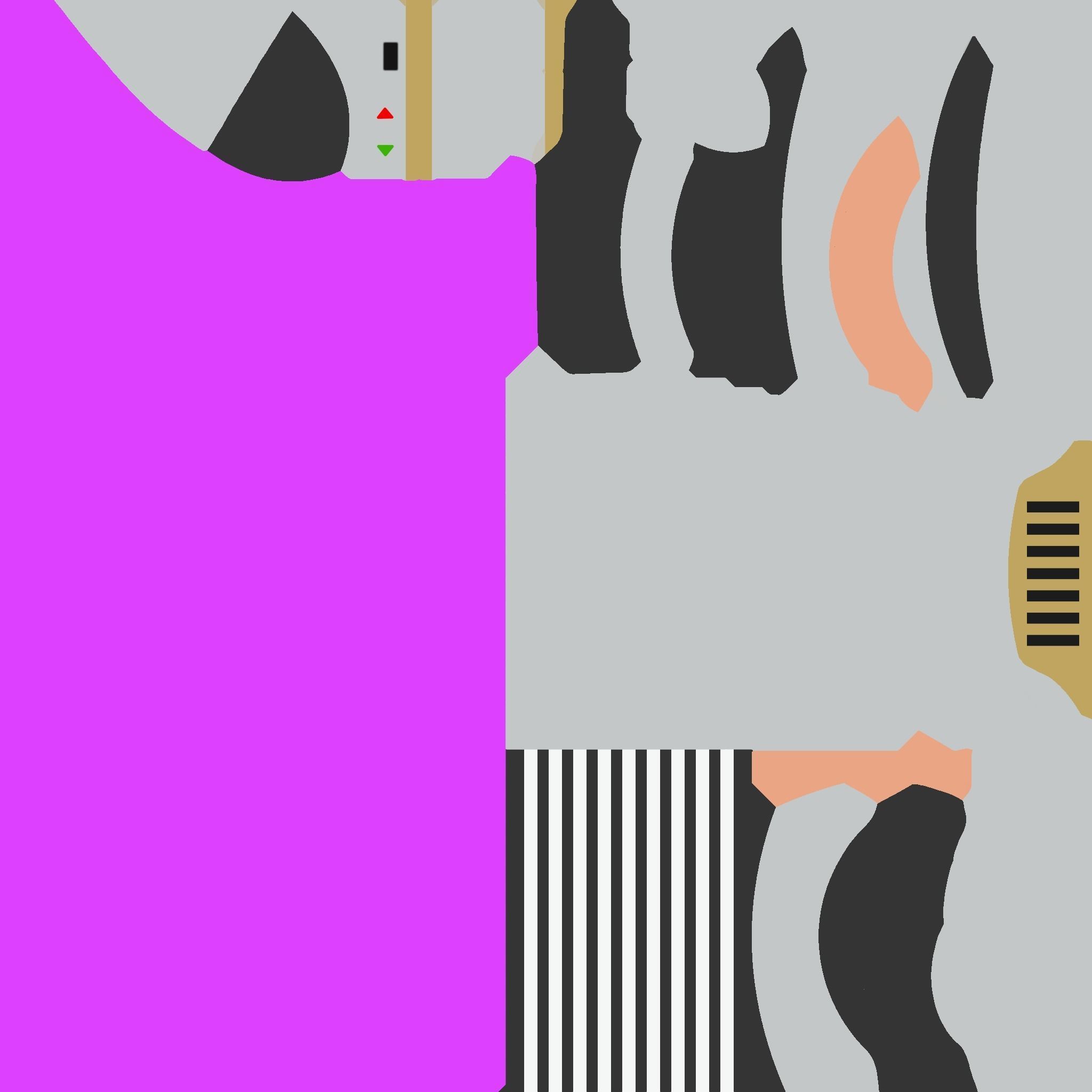 Star Wars Lightsaber 03 Pink - SciFi Character Weapon Low-poly 3D model_16