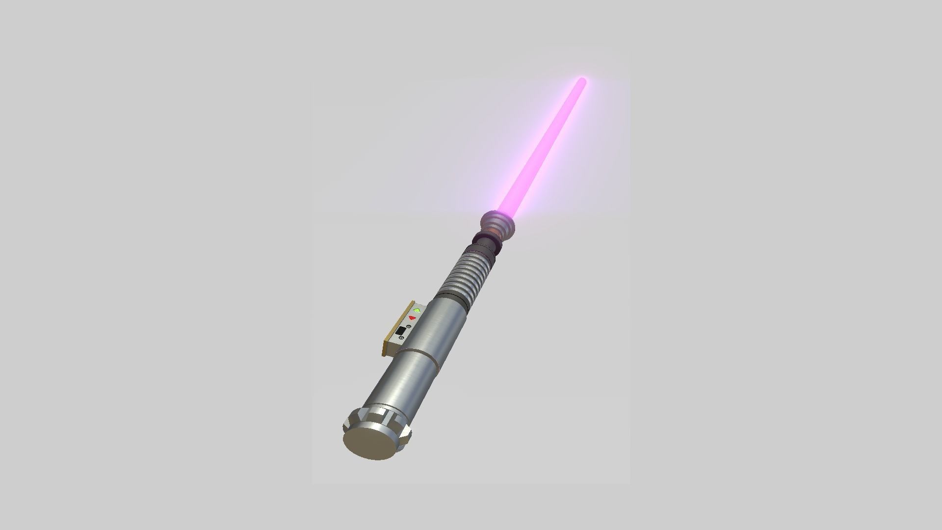 Star Wars Lightsaber 03 Pink - SciFi Character Weapon Low-poly 3D model_2