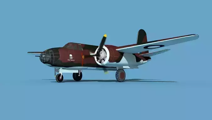 Douglas DB-7 Boston Mk I V05 RAAF 3D model
