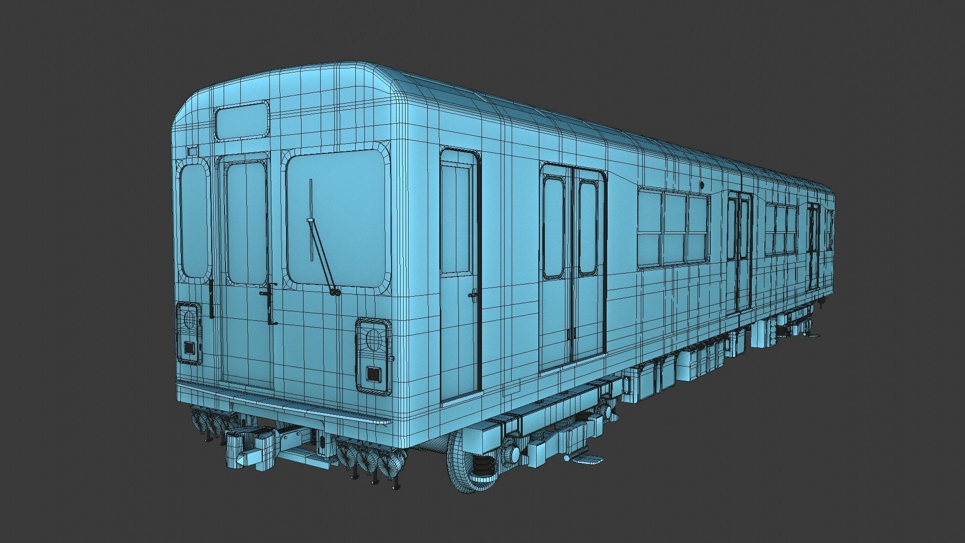 Nagoya Series 250 Low-poly 3D model_2