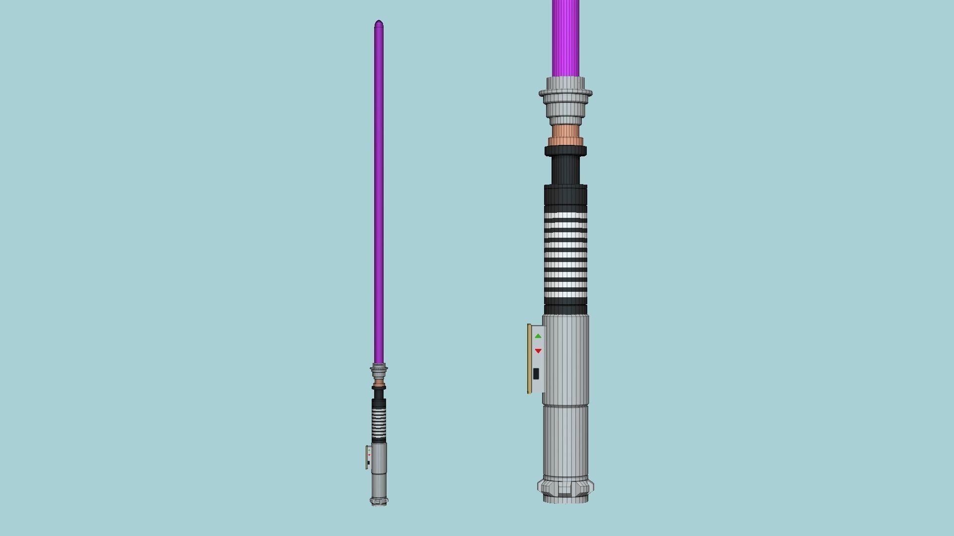 05 Star Wars Lightsaber Colors - SciFi Character Weapon 3D Model Collection_37