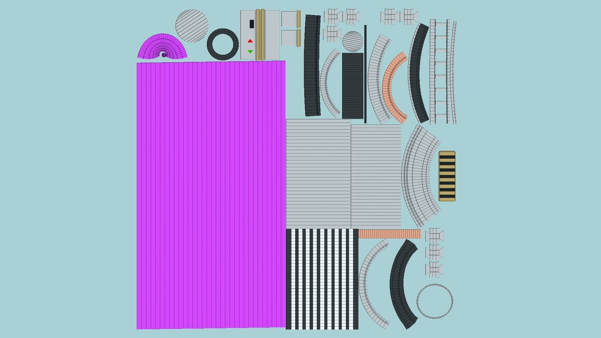 05 Star Wars Lightsaber Colors - SciFi Character Weapon 3D Model Collection_40