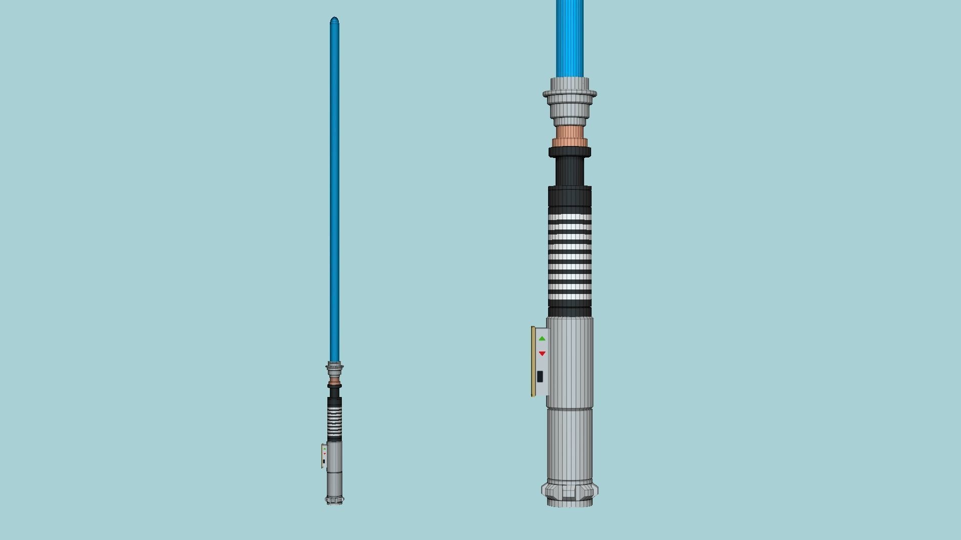 05 Star Wars Lightsaber Colors - SciFi Character Weapon 3D Model Collection_33