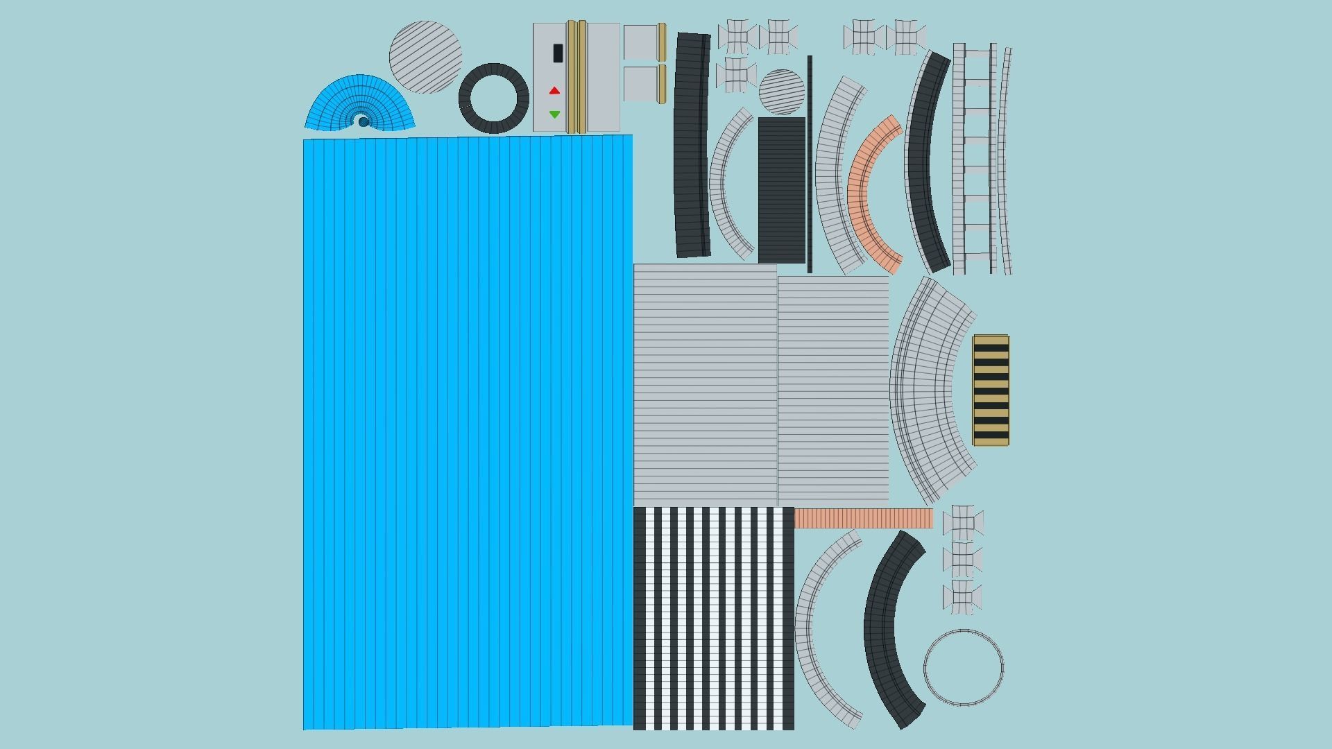 05 Star Wars Lightsaber Colors - SciFi Character Weapon 3D Model Collection_34