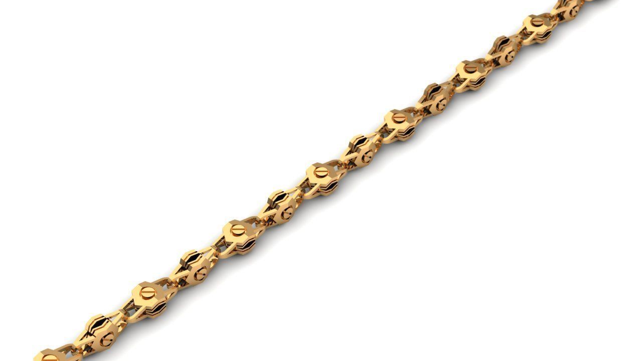 Eslabon para cadenas chain link 042114 3D print model_1