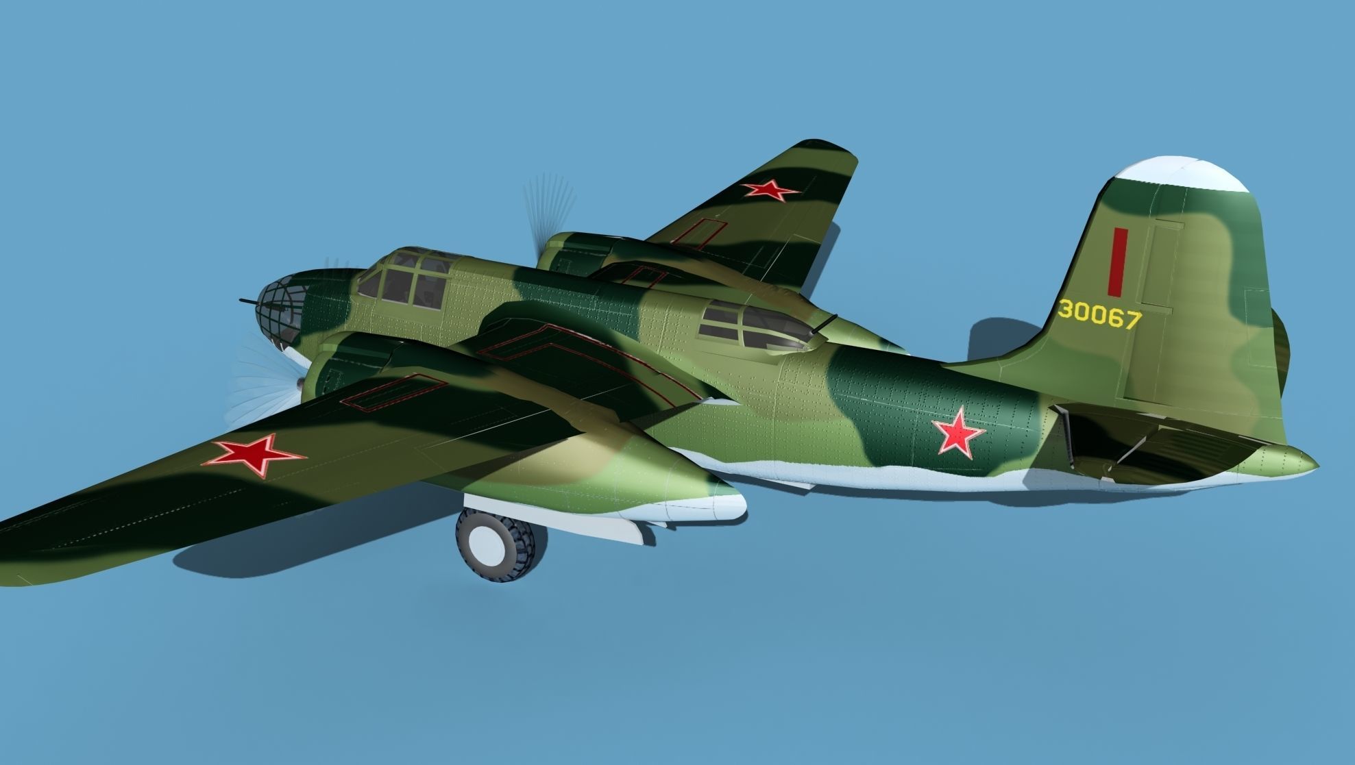 Douglas DB-7 Boston Mk I V08 CCCP 3D model_9