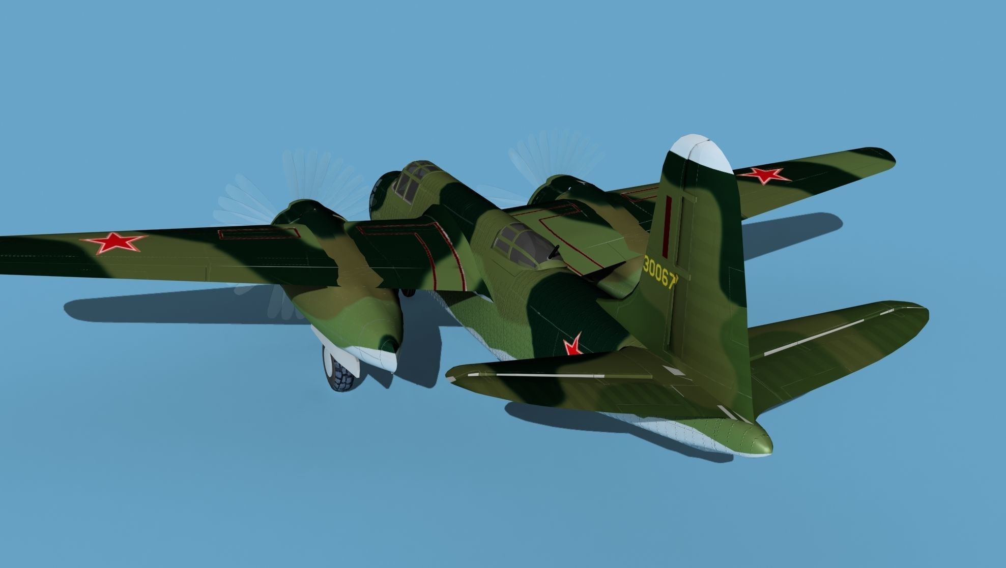 Douglas DB-7 Boston Mk I V08 CCCP 3D model_7