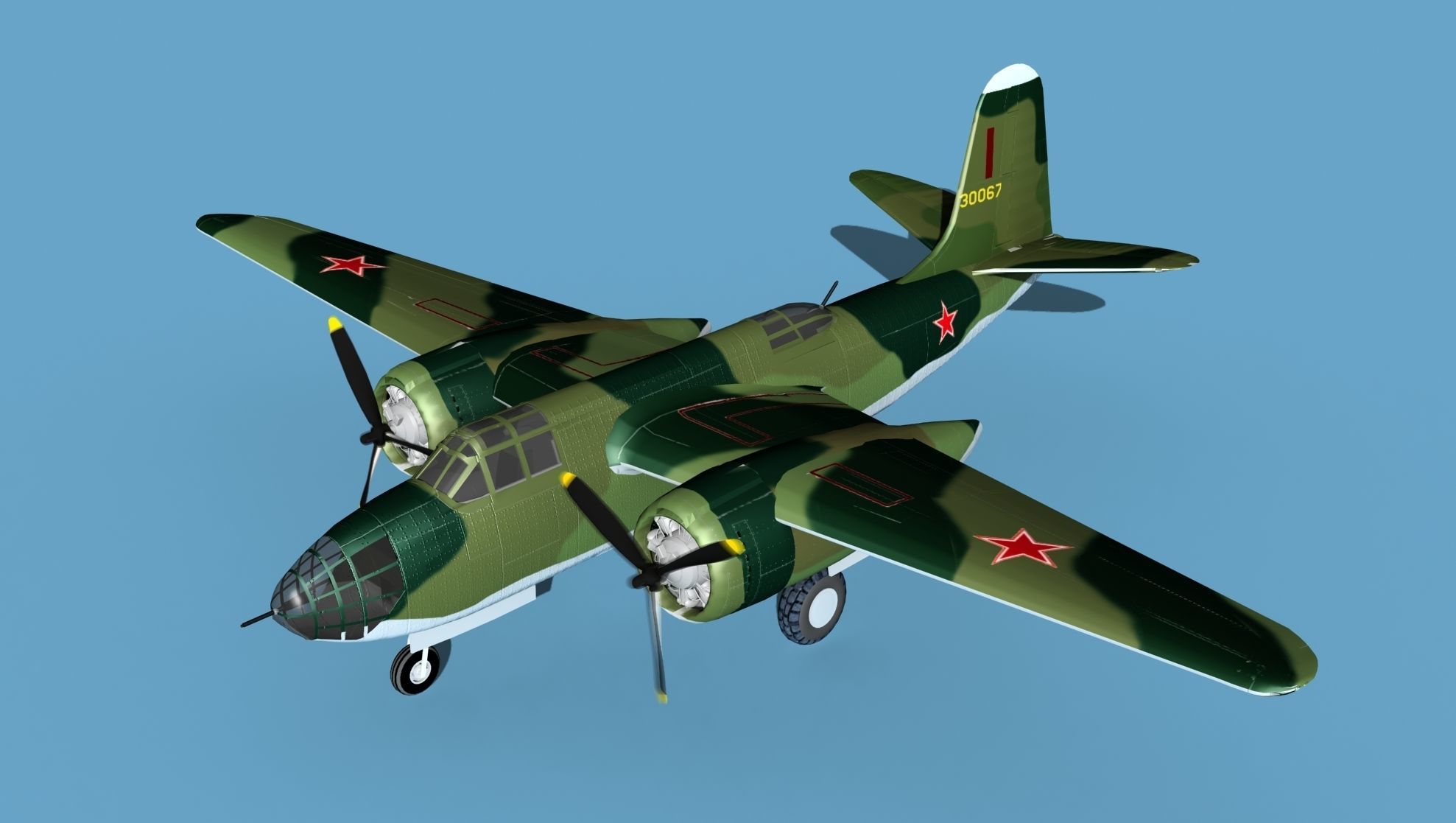 Douglas DB-7 Boston Mk I V08 CCCP 3D model_10