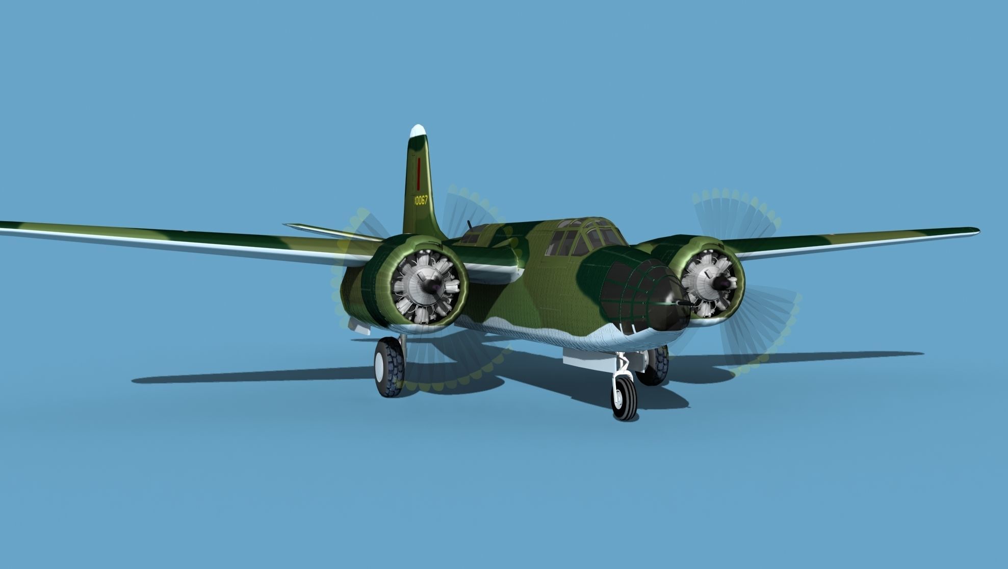 Douglas DB-7 Boston Mk I V08 CCCP 3D model_2