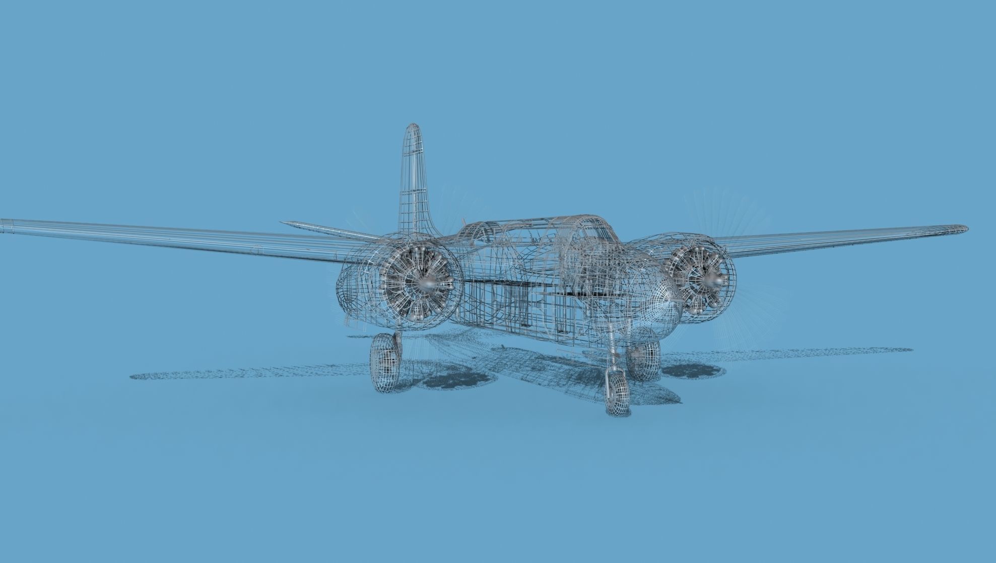 Douglas DB-7 Boston Mk I V08 CCCP 3D model_14