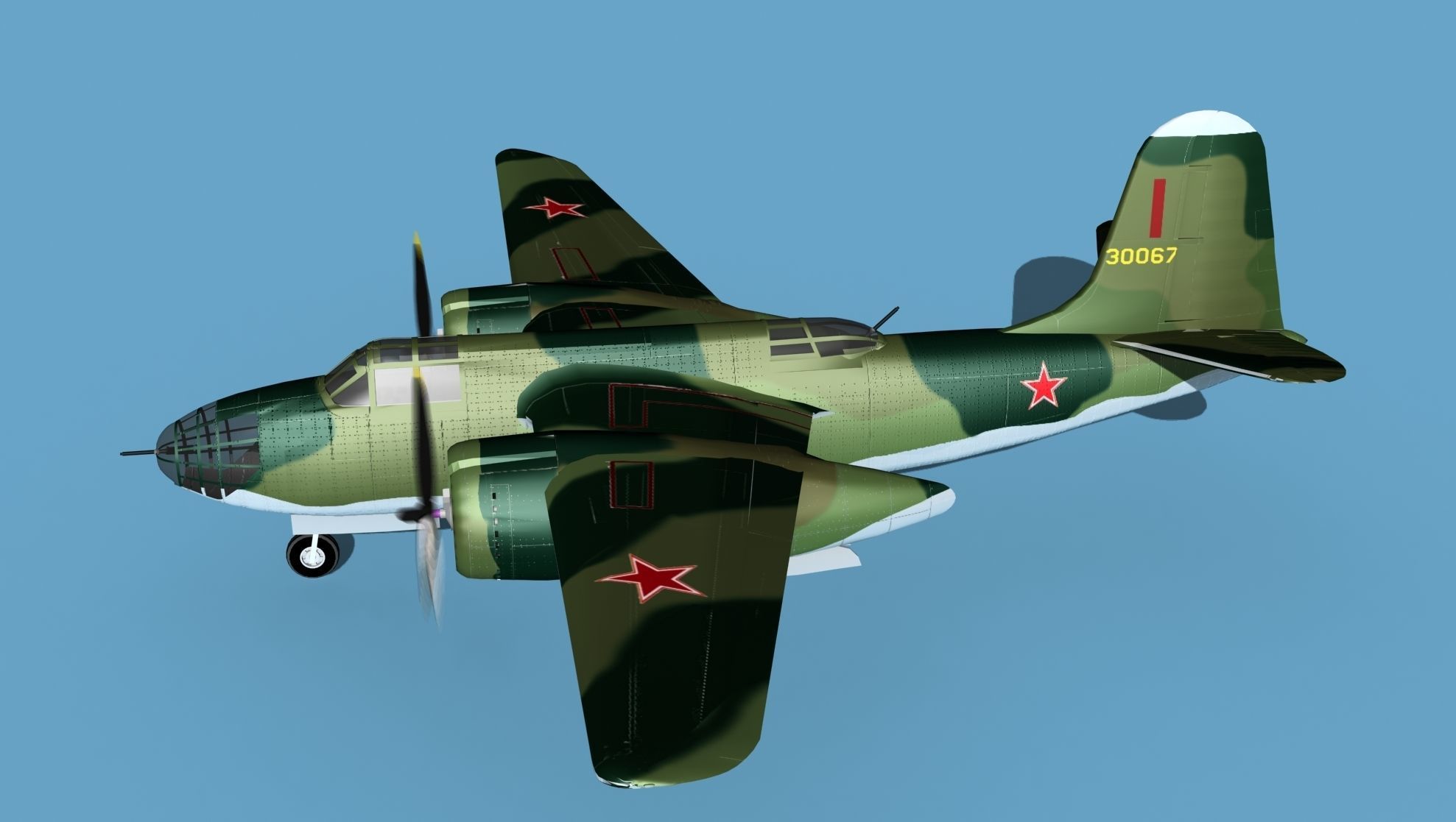 Douglas DB-7 Boston Mk I V08 CCCP 3D model_8