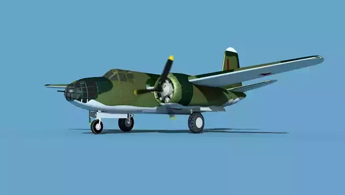 Douglas DB-7 Boston Mk I V08 CCCP 3D model
