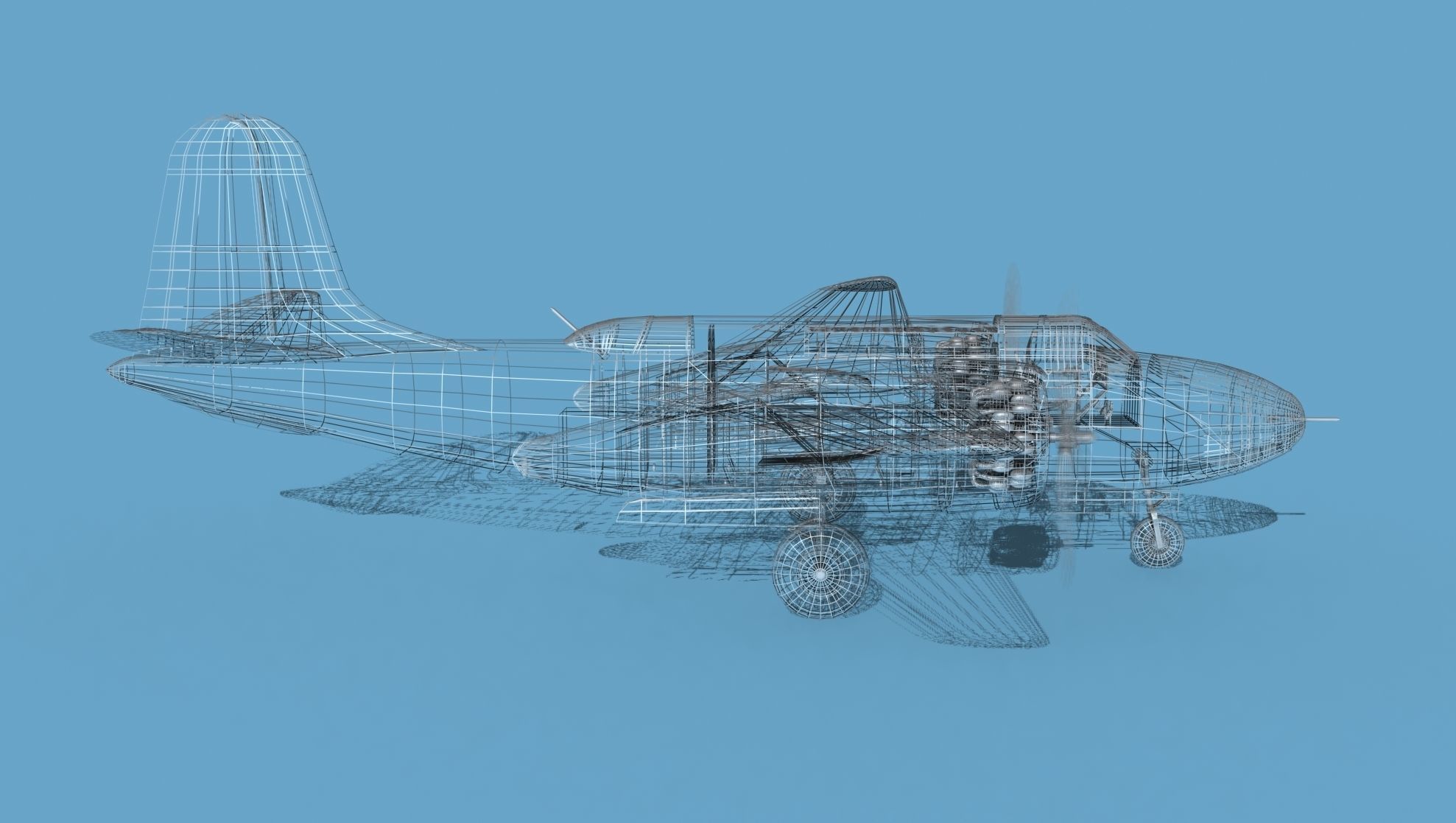 Douglas DB-7 Boston Mk I V08 CCCP 3D model_15