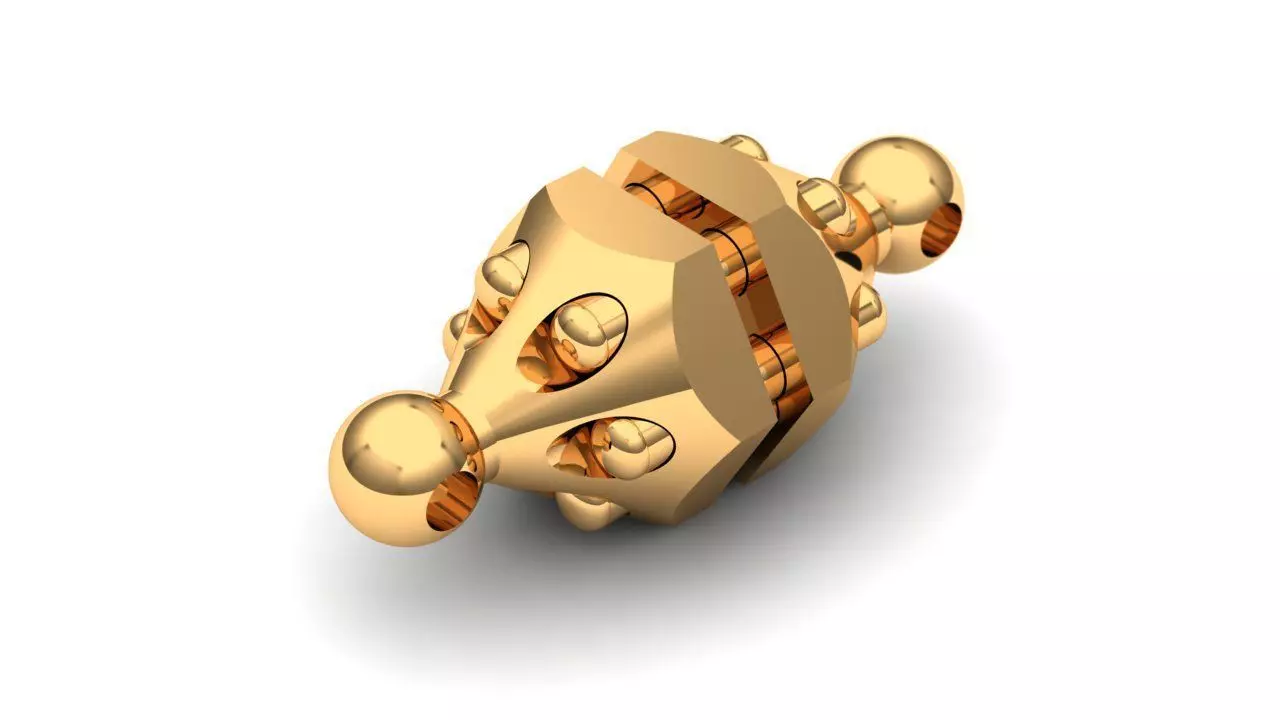 Eslabon para cadenas chain link 050215 3D print model_0