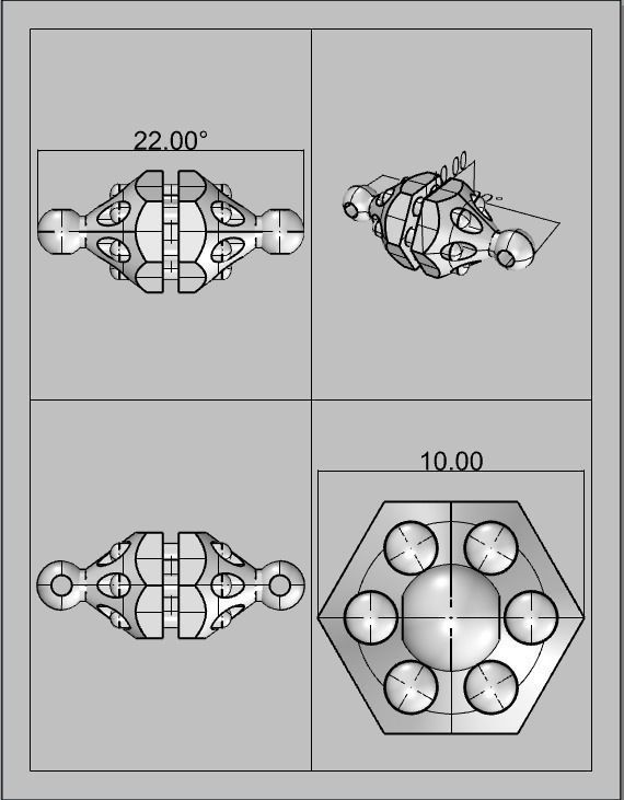 Eslabon para cadenas chain link 050215 3D print model_3