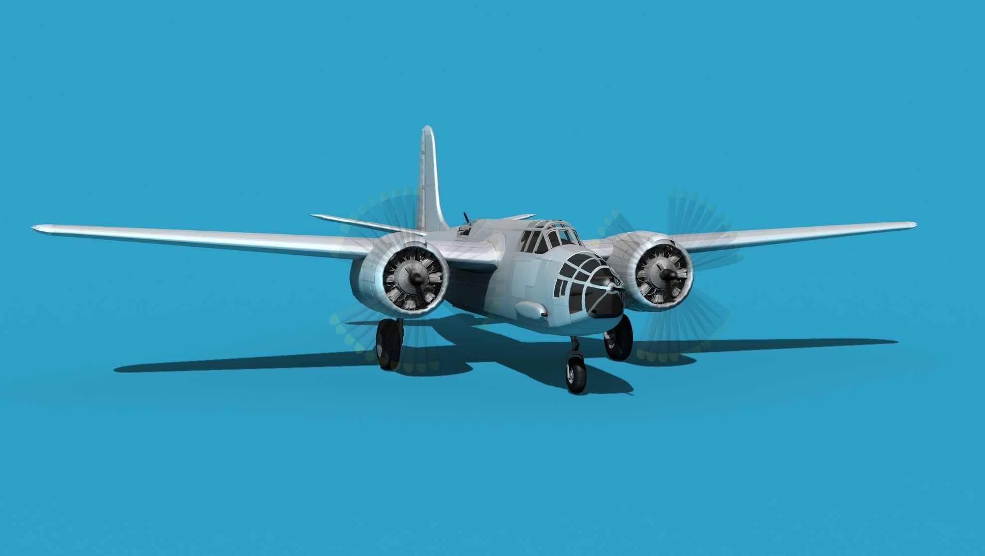 Douglas DB-7 Boston Mk II V00 3D model_2