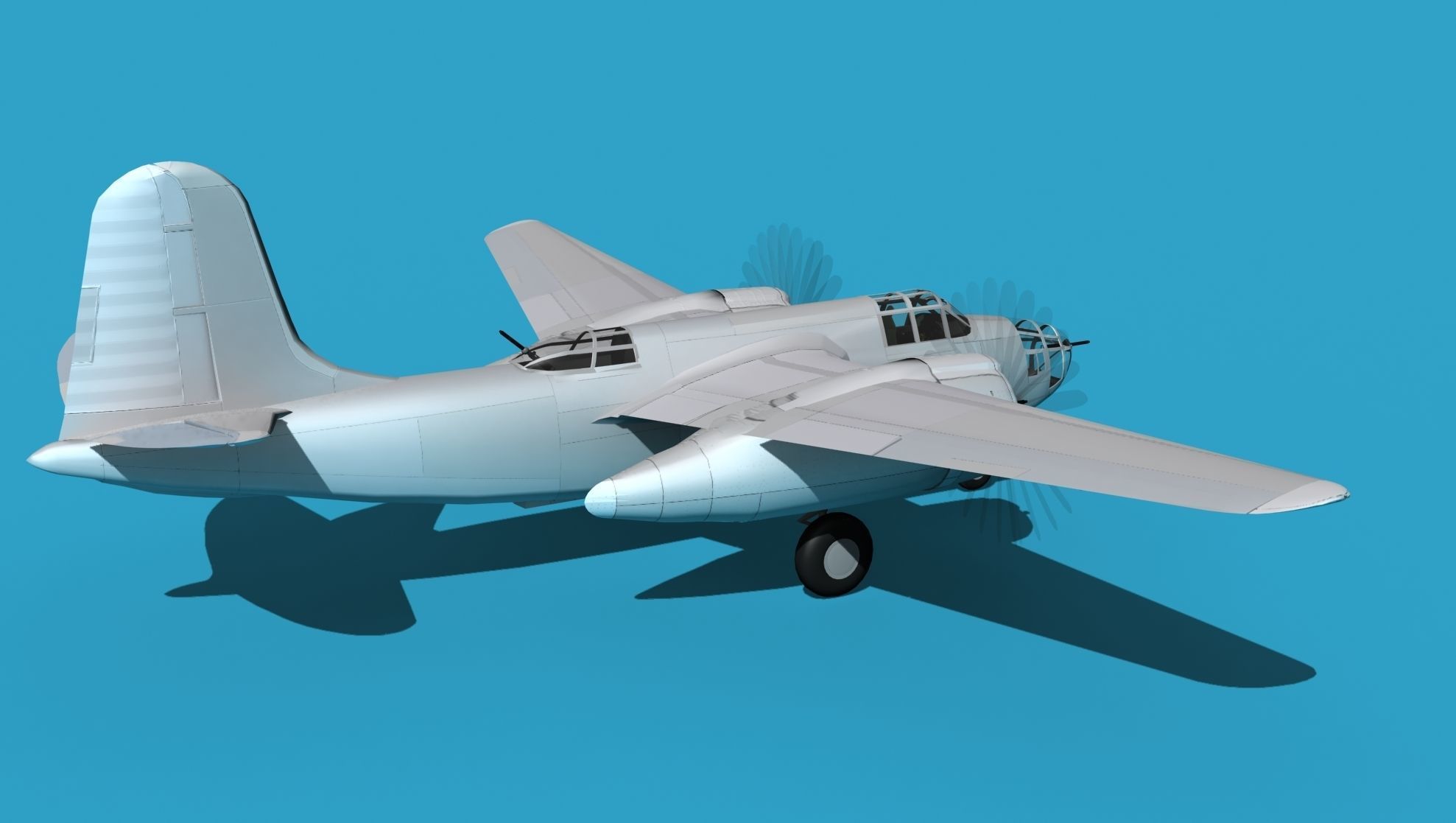 Douglas DB-7 Boston Mk II V00 3D model_5