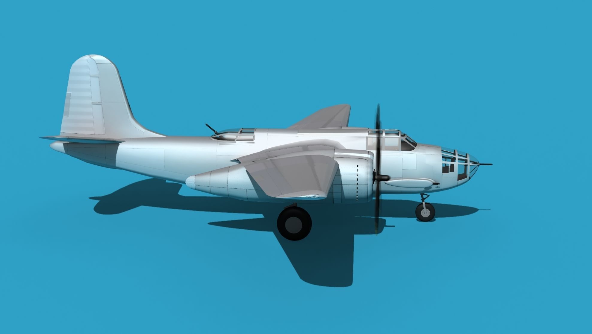 Douglas DB-7 Boston Mk II V00 3D model_4