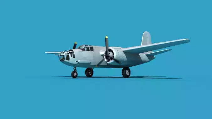 Douglas DB-7 Boston Mk II V00 3D model