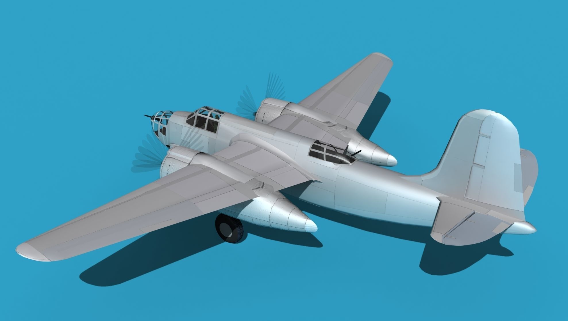 Douglas DB-7 Boston Mk II V00 3D model_8