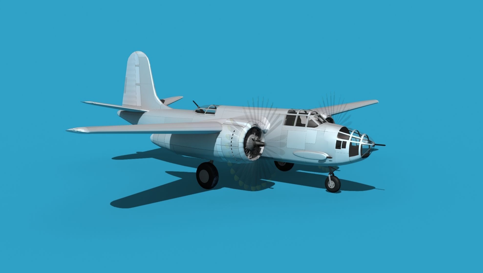 Douglas DB-7 Boston Mk II V00 3D model_3