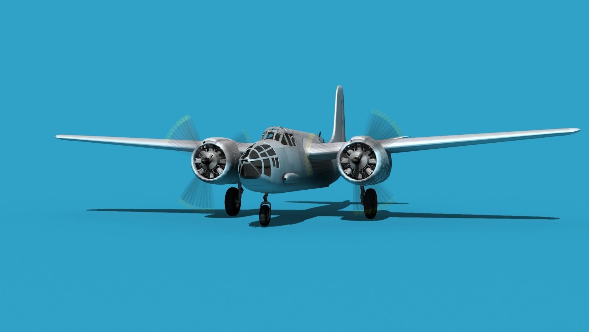 Douglas DB-7 Boston Mk II V00 3D model_1